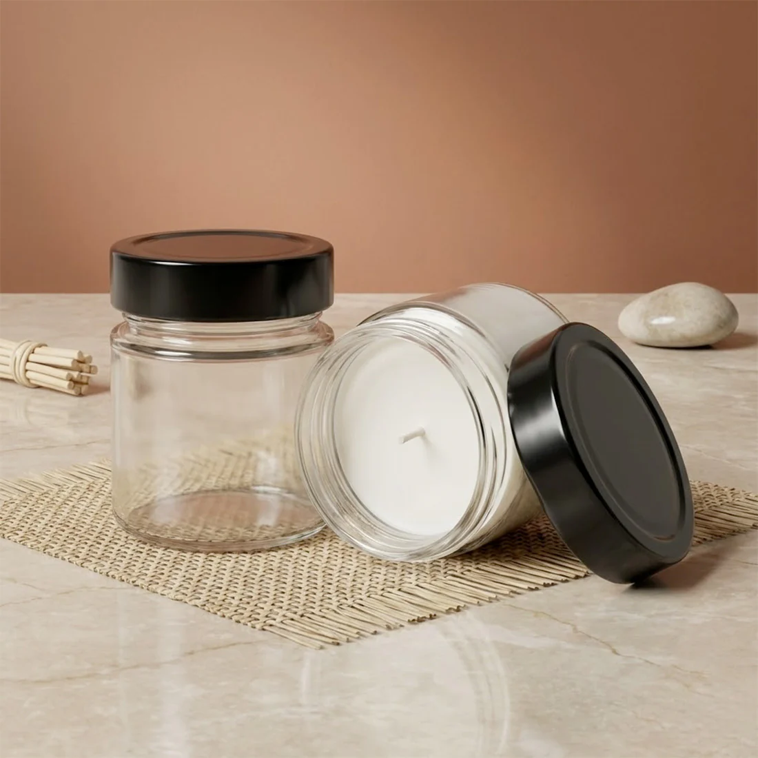 Bocal avec couvercle à vis - 212 ml - Image 3