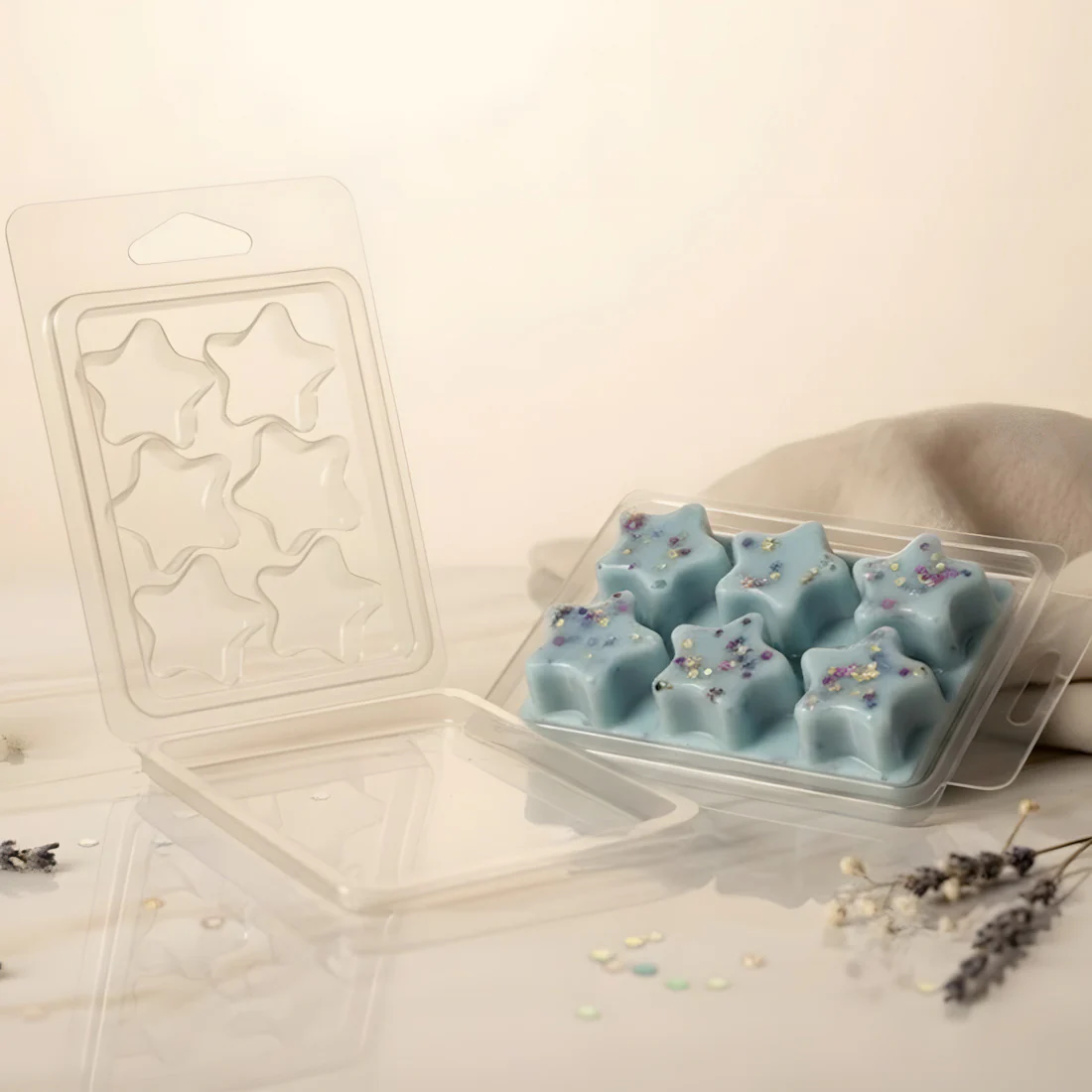 Moule Clamshell Étoile - Pour fondants