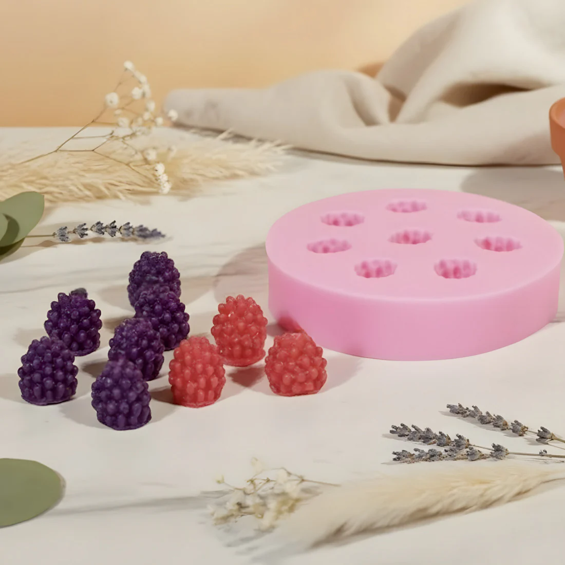 Moule décoration Framboise - Silicone