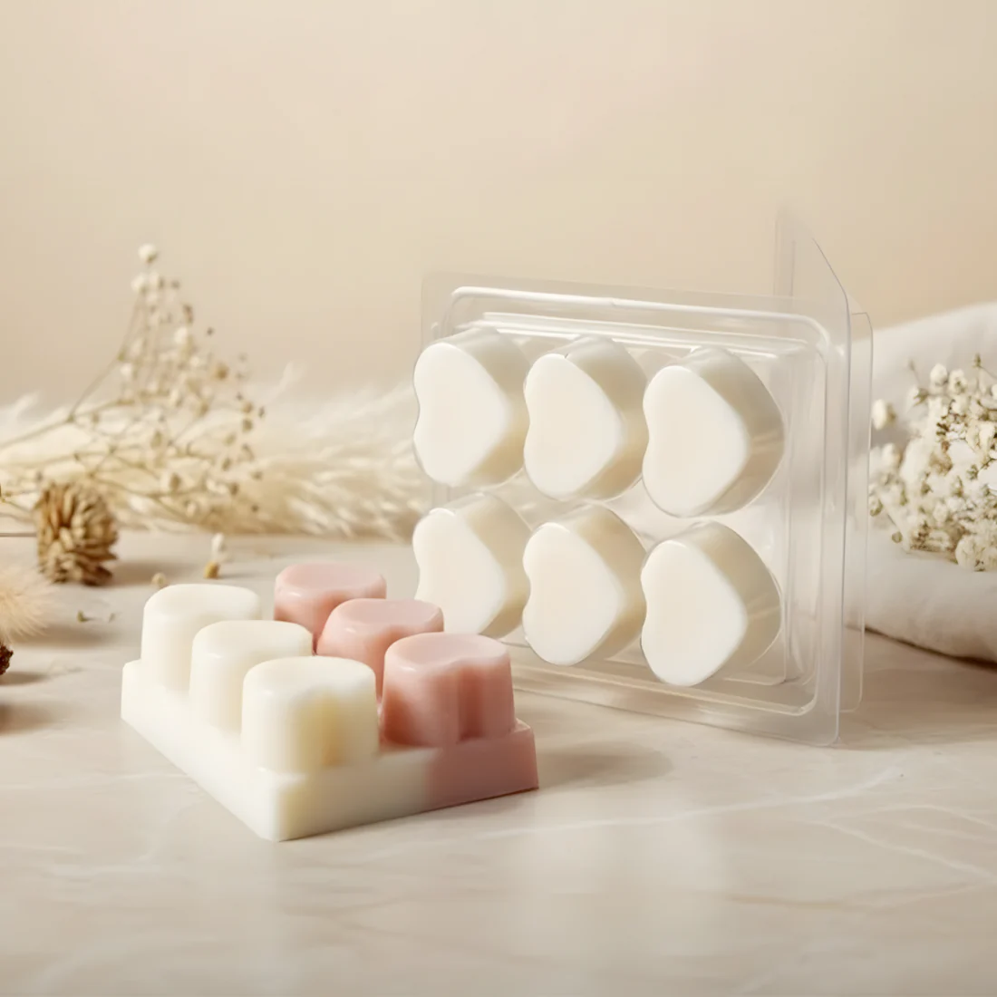 Moule Clamshell Coeur - Pour fondants
