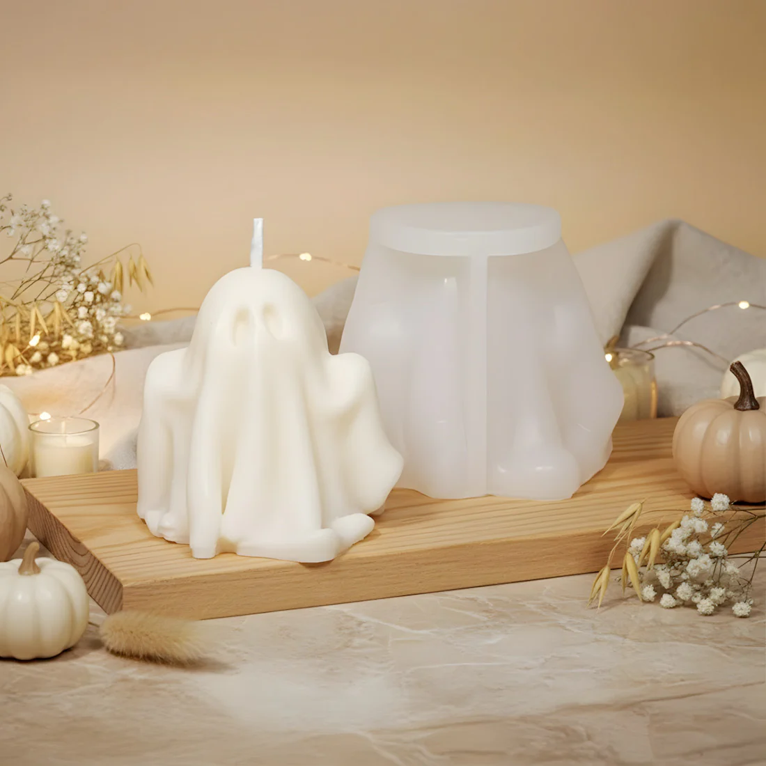 Moule bougie Fantôme - Silicone