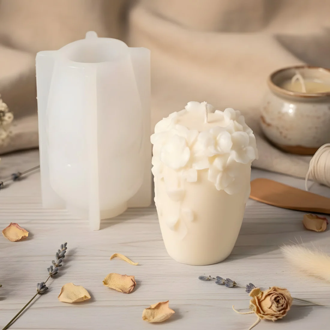 Moule design Lianes florales - Silicone