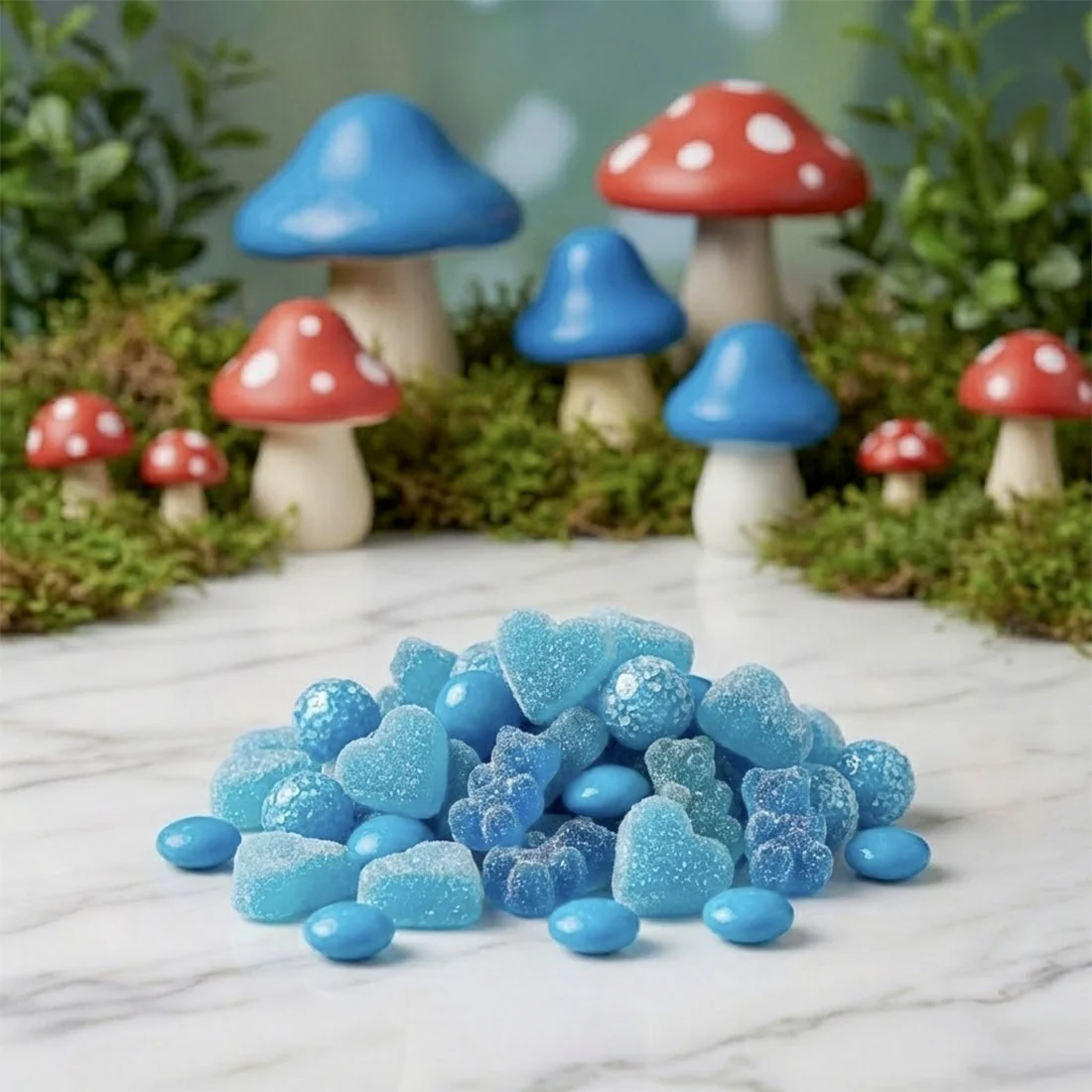 Bonbon bleu - Parfum pour bougie