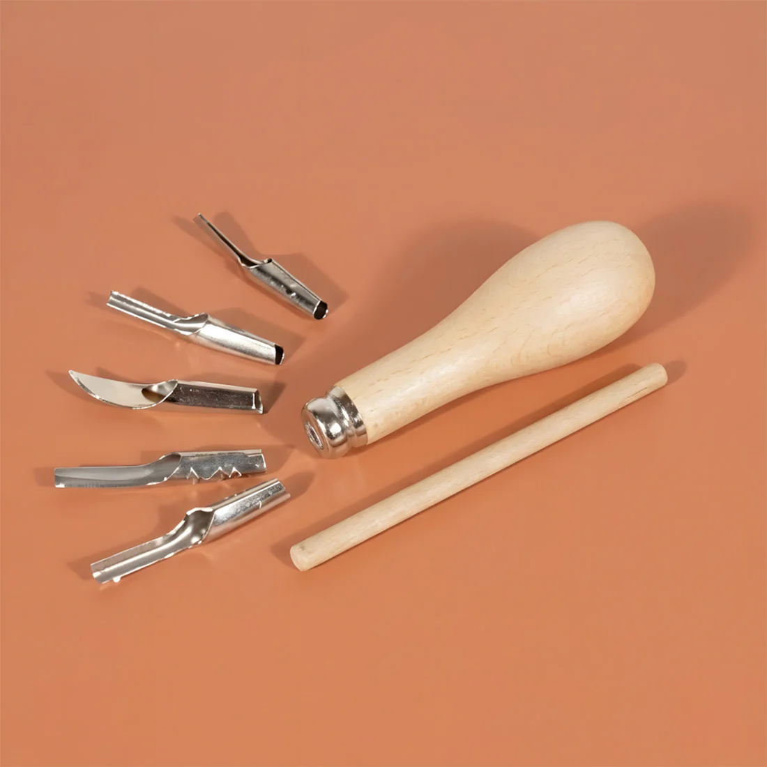 Lot de 5 pointes pour sculpter la cire