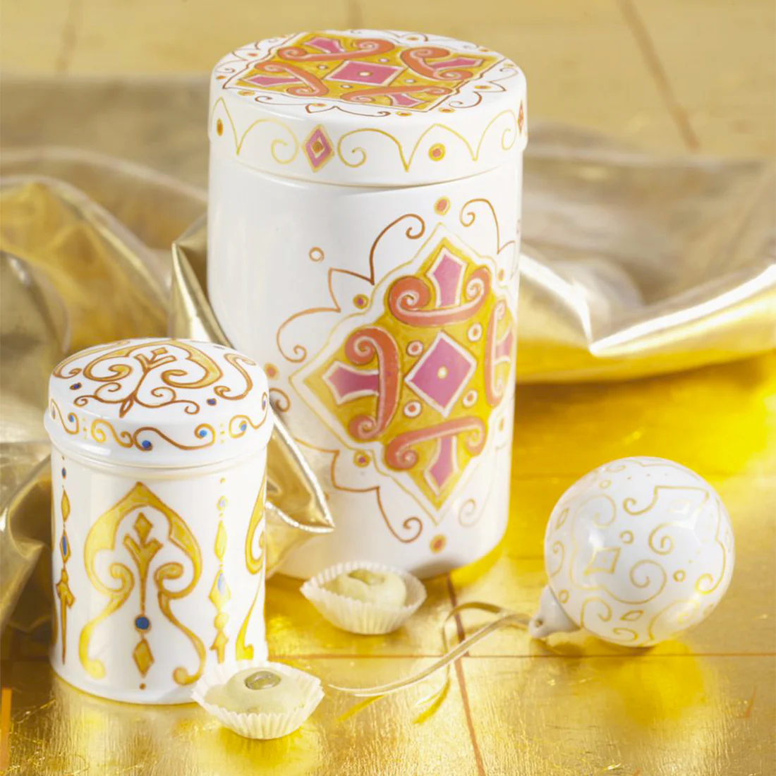Stylos décoratifs pour contenants à Bougie - Métallique - Lot de 5 - Image 2
